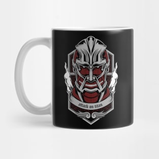 Attack on Titan Colossal Titan Anime Art Mug